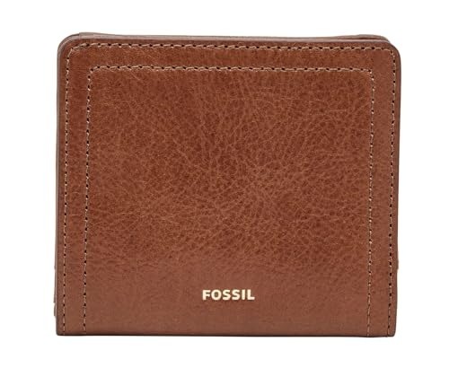 Fossil Brieftasche für Frauen Logan, Leder/Polyurethanbesatz Bifold braun 10,2 cm x 2,5 cm B x 8,9 cm H SL7829200 im Sale