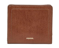 Thumbnail for Fossil Brieftasche für Frauen Logan, Leder/Polyurethanbesatz Bifold braun 10,2 cm x 2,5 cm B x 8,9 cm H SL7829200 im Sale