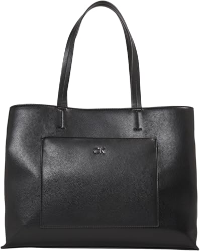 Calvin Klein Women's Tote Bag Daily Medium Large, Black (Ck Black), One Size on Sale