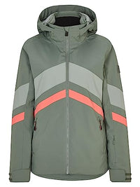 Thumbnail for Ziener Damen TELIA Ski-Jacke/Winter-Jacke | warm, atmungsaktiv, wasserdicht, green mud, 38 im Sale