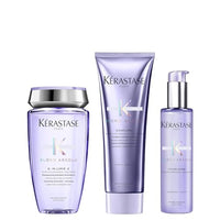 Thumbnail for Kérastase, Blond Absolu, Pflegeroutine mit Shampoo, Haarspülung und Serum für blondiertes, gesträhntes oder natürlich blondes Haar, Mit Hyaluronsäure im Sale