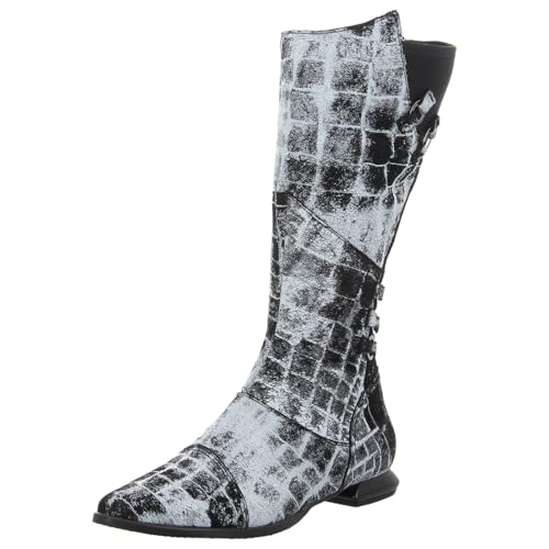 Simen Damen Stiefel schwarz-Weiss Gr. 36 im Sale