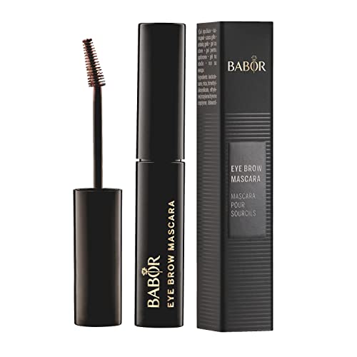 BABOR MAKE UP Eye Brow Mascara, Augenbrauenmascara, mit getöntem Gel und superfeiner Bürste, färbt, fixiert & konturiert, füllt Lücken auf, 2 g im Sale