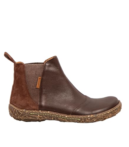 El Naturalista Damen Ankle Boots Yggdrasil, Frauen Stiefeletten,flach,Stiefel,Bootee,Booties,halbstiefel,Kurzstiefel,Brown,39 EU / 6 UK im Sale