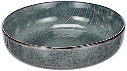 Broste Copenhagen Nordic Sea tiefer Teller 17 cm, Grausgrün, 14533140 im Sale