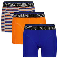 Thumbnail for Vingino Boys B-243-4 Colorful Stripe 3 Pack in Colour Web Blue in Size im Sale