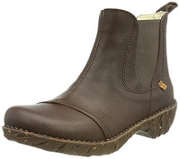 Thumbnail for El Naturalista Damen Ankle Boots Yggdrasil, Frauen Stiefeletten,flach,Stiefel,Bootee,Booties,halbstiefel,Kurzstiefel,Brown-Sunset,39 im Sale