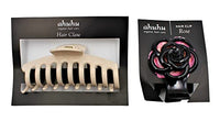 Thumbnail for ahuhu organic hair care 2 pieces. Hair clip set - Hair Clip Rose + hair clip cream-colored on sale