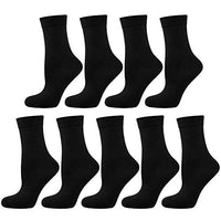 Thumbnail for Only the 9-pack no-rubber socks with comfortable waistband without cutting in soft cotton women on sale