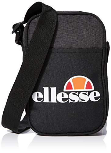 ellesse Heritage Lukka Umhängetasche für Herren, kleine Gegenstände, Schwarz im Sale