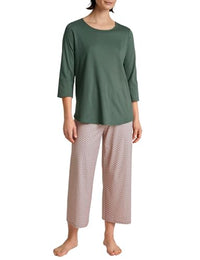 Thumbnail for CALIDA Grounded Nights 7/8-Pyjama Damen, aus 100% Baumwolle im Sale