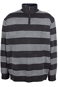 Thumbnail for Kitaro Pullover Troyer Strick Pulli Herren Feinstrick Baumwolle, Farbe:anthrazit, Herrengrößen:4 im Sale