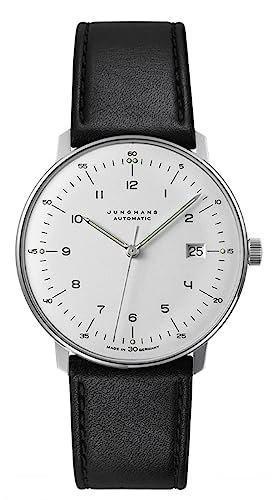 JUNGHANS Max Bill Automatic Herrenuhr Lederarmband 27/4700.02 im Sale