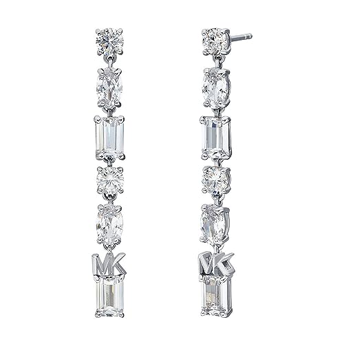 Michael Kors Damen-Tropfenohrringe Premium Brilliance aus Sterlingsilber mit gemischten Steinen, MKC1662CZ040 im Sale