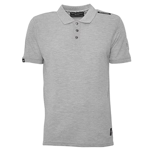 Roberto Geissini Polo Basic Men - Grey im Sale
