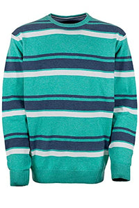 Thumbnail for Kitaro Pullover Pulli Feinstrick Knit Herren Rundhals Baumwolle, Farbe:grün, Herrengrößen:4 im Sale