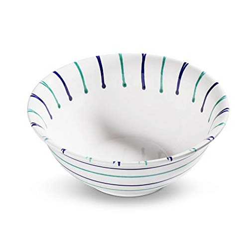 GMUNDNER KERAMIK salad bowl capacity: 2 liters Traunsee tableware, handmade in Austria