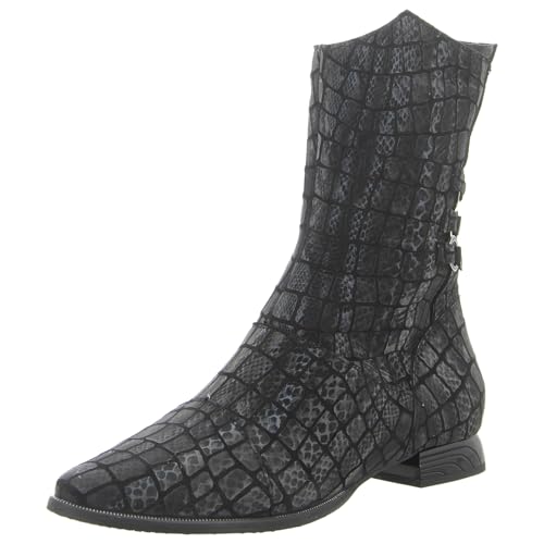 Simen Damen Stiefeletten grau schwarz Gr. 40 im Sale