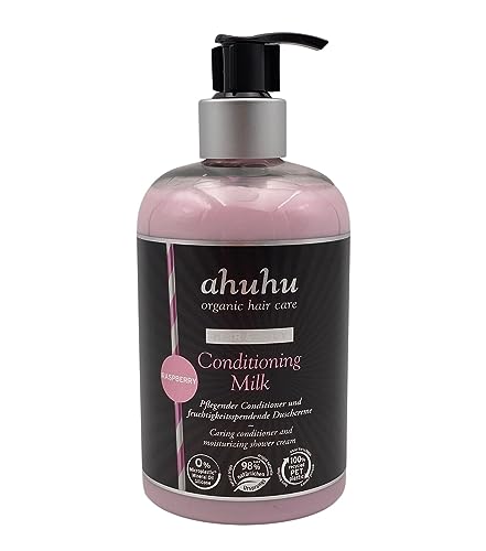 ahuhu Hair &amp; Body Conditioning Milk Raspberry 500ml on sale