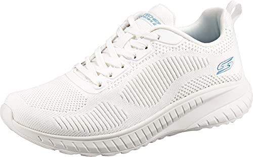 Skechers Women's BOBS Squad Chaos FACE Off Sneaker, Blush Engineered Knit, 39 EU on sale