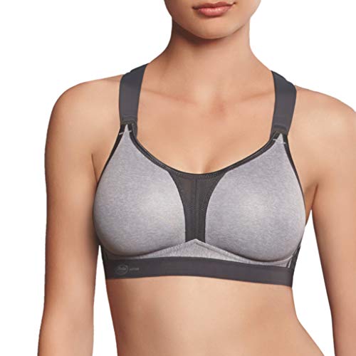 Anita Sport-BH X-Back 5537, 80 B, schwarz/anthrazit im Sale