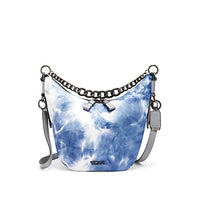 Thumbnail for TUMI Voyageur Davenay Umhängetasche – Blaue Batikfärbung, Blaue Krawatte im Sale