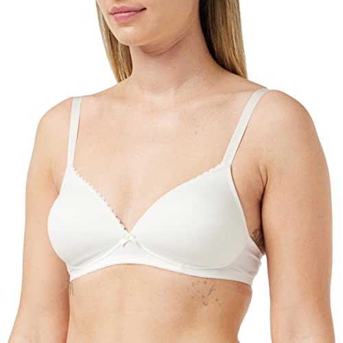 Nur Die Damen BH Traumweich Bügelloser, Gr. (Herstellergröße: 85C), Beige (Offwhite 146) im Sale