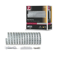 Thumbnail for Paulmann 70604 LED Stripe MaxLED 500 Basisset 5m Warmweiß 2700K 30W 230/24V 60VA Silber LED Lichtband Lichtstreifen Lichtschlauch im Sale
