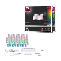 Thumbnail for Paulmann 78884 LED Stripe MaxLED 500 Basisset Smart Home Zigbee IP44 3m incl. 1x23 W dimmbar RGBW Farbsteuerung Silber Kunststoff Lichtstreifen 3000 K im Sale