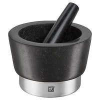 Thumbnail for ZWILLING Spices Mortar and Pestle, Height: 10 cm, Diameter: 11 cm, Granite, Black on Sale
