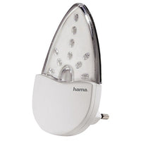 Thumbnail for Hama Amber LED Night Light for Children's Rooms and Bedrooms (energy-saving, only 0.2 W, orientation light for hallways and basements, mood light, night lamp, Euro plug)