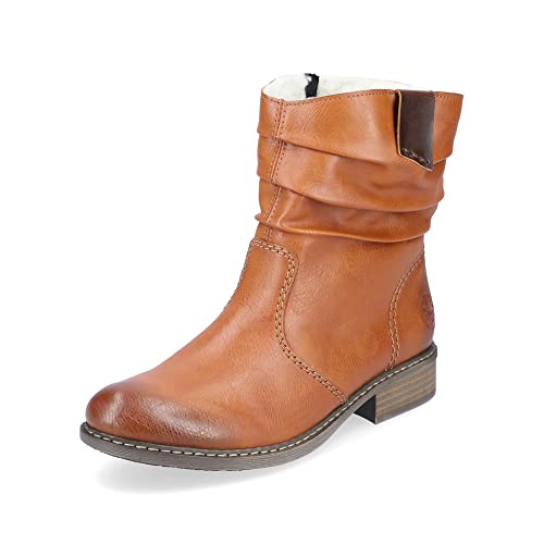 Rieker Damen Ankle Boots Z4180, Frauen Stiefeletten,uebergangsstiefel,gefüttert,Winterstiefeletten,Stiefel,Bootee,Booties,braun (22),39 im Sale