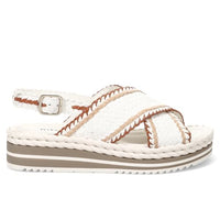 Thumbnail for Pons quintana Milano sandals in white braided leather - 10270 RETXA - Size, White, 41 EU on sale