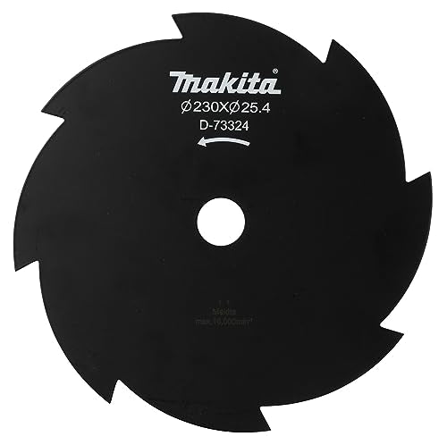 Makita D-73324 8-tooth blade 230 x 25.4 mm, steel, for brush cutters for trimming tall grass on sale