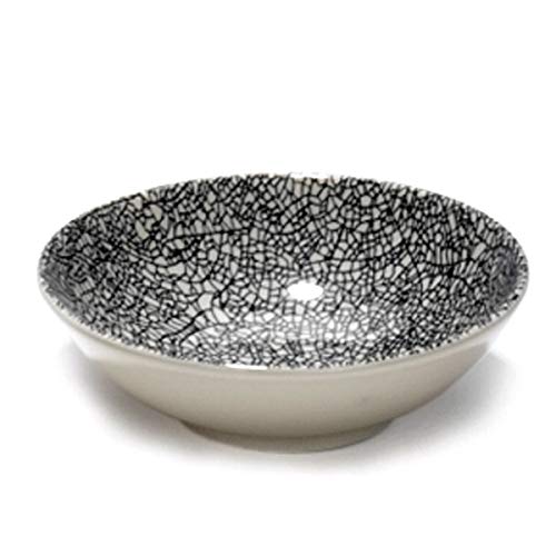 Lambert - Kaori - Schale, Schüssel, Salatschale, Dessertschale - Steingut - mit edler Krakelee Glasur - 1 Stück - Ø: 14 cm im Sale