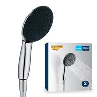 Thumbnail for Grohe Vitalio 110 Handbrauseset-14l pro Min (2 Strahlarten, Standardanschluss, Silikonring schützt bei Stürzen, mit Brauseschlauch 150cm), rund, chrom, 26972001, Handbrause + Schlauch 1500mm im Sale
