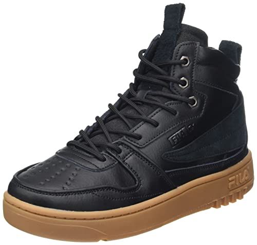 FILA men's FXVENTUNO O mid sneakers, black, 46 EU on sale