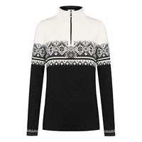 Thumbnail for Dale of Norway Women's St. Moritz Feminine Sweater, Navy/Off White/Bronze Mel/Beige, on sale