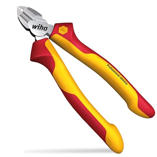 Wiha Professional electric stripping side cutters with DynamicJoint 160 mm | Universal pliers for electricians | VDE tested (27431) on sale