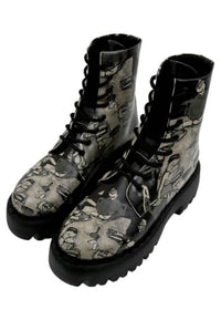 Thumbnail for DOGO Navy - Supper BlackWhite - Vegane Damen Boots und Nachhaltige und Bunte Stiefeletten - Trendige Bequeme Stiefel für Damen 38 im Sale