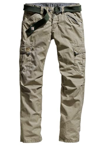 Timezone Benito TZ Herren Cargohose Benito mit Gürtel im Sale