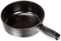 Thumbnail for Staub Mini Fondue Topf (12 cm, 0,35 L mit mattschwarzer Emaillierung im Inneren des Topfes) schwarz im Sale