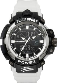 Thumbnail for Philipp Plein Herren Uhr Analog Digital Quarz Combat PSNBA0223 Silikonarmband mit Dornschließe im Sale