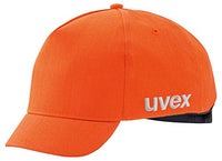 Thumbnail for Uvex U-Cap Sport Hi-Viz Anstoßkappe - Kurzer Schirm - Warnorange - 52-54 cm 52-54 cm im Sale