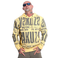 Thumbnail for Yakuza Herren Anyone Allover Kapuzenpullover, Pale Banana, 3 im Sale