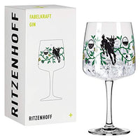 Thumbnail for RITZENHOFF 3458004 Gin-Glas 700 ml - Serie Fabelkraft Motiv Nr. 4 - Cocktailglas mit Faunillustration - Made in Germany im Sale