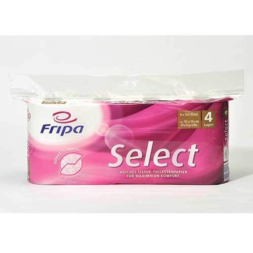 48 Toilettenpapier 4-lagig, Select hochweiß, 160 Blatt pro Rolle im Sale