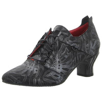 Thumbnail for Simen women's lace-up pumps black red on sale