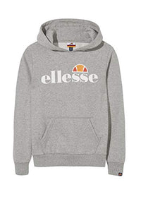 Thumbnail for Ellesse Jero Oh Hoodie Sweatshirt for Kids, Grey (Grey Marl), 8_9 on Sale