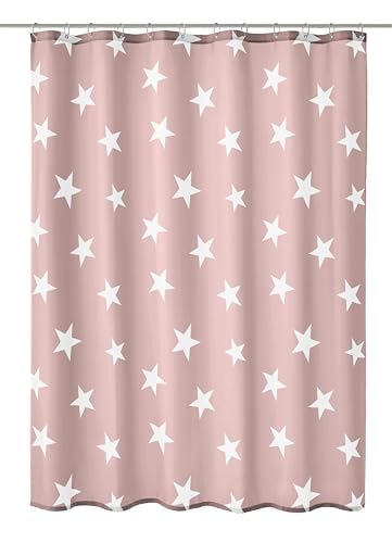 Kleine Wolke Shower Curtain Nova, 180x200 cm, Old Rose on Sale
